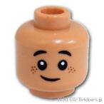  Lego детали продажа поотдельности #3626pb2998 Mini fig двойной head - веснушки Smile /........ лицо :nga-| LEGO. детали 