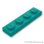  Lego детали продажа поотдельности #3710 plate 1 x 4: темный бирюзовый | LEGO. детали 