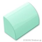 レゴ パーツ ばら売り #37352 スロープ カーブ 1 x 2：ライトアクア | LEGOの部品