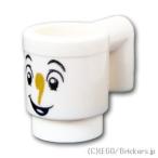  Lego детали продажа поотдельности #3899pb006 cup - chip ( Beauty and the Beast ): белый | LEGO. детали 