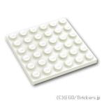 レゴ パーツ ばら売り #3958 プレート 6 x 6：ホワイト | LEGOの部品 板