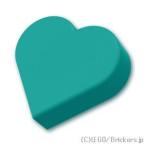  Lego детали продажа поотдельности #39739 раунд плитка 1 x 1 - Heart : темный бирюзовый | LEGO. детали 