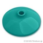 レゴ パーツ ばら売り #43898 ディッシュ 3 x 3 - 24mm:ダークターコイズ | LEGOの部品