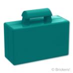  Lego детали продажа поотдельности #4449 портфель / чемодан : темный бирюзовый | LEGO. детали 