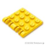 レゴ パーツ ばら売り ヒンジ プレート 4 x 4 Wロックキャッチ：イエロー | lego 部品