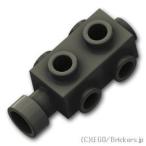  Lego блок детали продажа поотдельности #4595 блок 1 x 2 x 2/3 - 4 поверхность stud : черный | LEGO. детали 