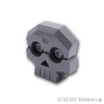 レゴ パーツ ばら売り スカル レリーフ 1 x 4 x 3 2ピン：ダークグレー | lego 部品