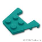 レゴ パーツ ばら売り ウェッジプレート 3 x 4 / 1 x 2：ダークターコイズ | lego 部品