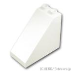 レゴ パーツ ばら売り #49570 デュプロ スロープ 4 x 2 x 3：ホワイト | LEGOの部品