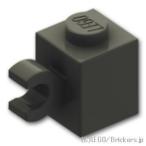  Lego детали продажа поотдельности #60476 блок 1 x 1 - горизонтальный зажим : черный | LEGO. детали 