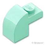 レゴ パーツ ばら売り #6091 スロープ カーブ 2 x 1 x 1 1/3：ライトアクア | LEGOの部品