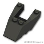  Lego детали продажа поотдельности #6153b Wedge 6 x 4 - cut наружный : черный | LEGO. детали 