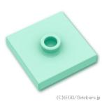レゴ パーツ ばら売り #87580 プレート 2 x 2 - ジャンパー：ライトアクア | LEGOの部品