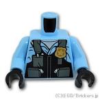  Lego детали продажа поотдельности #973pb3376c01 торс - Police безопасность лучший : яркий голубой | LEGO. детали 
