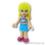 レゴ フレンズ ミニフィグ フレンズ ステファニー - ストライプトップ  |LEGOの人形