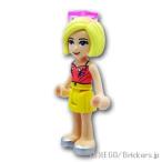 レゴ フレンズ ミニフィグ フレンズ ロキシー - コーラルのホルタートップ  |LEGOの人形