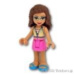 レゴ フレンズ ミニフィグ フレンズ オリビア - イチゴのホルタートップ  |LEGOの人形
