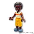 レゴ フレンズ ミニフィグ フレンズ エリヤ - オレンジとホワイトシャツ  |LEGOの人形