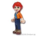 レゴ フレンズ ミニフィグ フレンズ ミア - オレンジカーディガン  |LEGOの人形