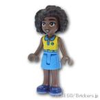 レゴ フレンズ ミニフィグ フレンズ アリヤ -イエローのノースリーブ  |LEGOの人形