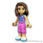 レゴ フレンズ ミニフィグ フレンズ ルナ - ダークピンクのクロップドパンツ |LEGOの人形