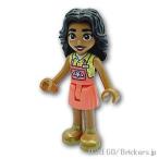 レゴ フレンズ ミニフィグ フレンズ アディ - コーラルのオーバーオール  |LEGOの人形