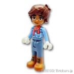 レゴ フレンズ ミニフィグ フレンズ レオ - ライトブルーのセーター  |LEGOの人形