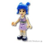 レゴ フレンズ ミニフィグ フレンズ アイリーン - ラベンダーワンピ |LEGOの人形