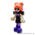 レゴ フレンズ ミニフィグ フレンズ レイラ(ペイズリー) - ブラックショルダーのステージ衣装  |LEGOの人形