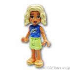 レゴ フレンズ ミニフィグ フレンズ ノヴァ - クラシックスペースロゴシャツ  |LEGOの人形