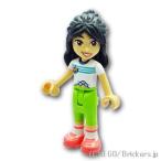 レゴ フレンズ ミニフィグ フレンズ リアン - キャンプ場ロゴのTシャツ  |LEGOの人形