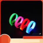  светится браслет USB заряжающийся LED свет вечер предотвращение преступления авария предотвращение ходьба для мужчин и женщин jo серебристый g рука колесо длина настройка возможность прогулка повторение использование детский 