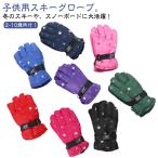 スキー手袋 防寒手袋 スノーグローブ 滑り止め スキーグローブ 撥水加工 保温 スノボ キッズ 5本指 冬 裏起毛 撥水 防水 送料無料 通学 雪遊び