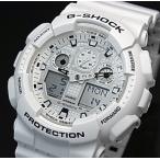 Yahoo! Yahoo!ショッピング(ヤフー ショッピング)CASIO G-SHOCK カシオ Gショック アナデジモデル メンズ腕時計 Marine White マリンホワイト  海外モデル GA-100MW-7A