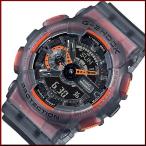 Yahoo! Yahoo!ショッピング(ヤフー ショッピング)【訳あり外箱凹みアリ】CASIO G-SHOCK カシオ Gショック アナデジ メンズ腕時計 カラースケルトンシリーズ グレー/オレンジ 海外モデル GA-110LS-1A