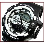 Yahoo! Yahoo!ショッピング(ヤフー ショッピング)CASIO G-SHOCK カシオ Gショック アナデジ メンズ腕時計 Hyper Colors/ハイパーカラーズ ブラック/ホワイト 海外モデル GA-400-1A