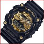 Yahoo! Yahoo!ショッピング(ヤフー ショッピング)CASIO G-SHOCK カシオ Gショック アナデジモデル メンズ腕時計 ブラック/ゴールド 海外モデル GA-900AG-1A