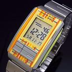 Yahoo! Yahoo!ショッピング(ヤフー ショッピング)CASIO FUTURIST カシオ フューチャリスト ボーイズ 腕時計 オレンジ/イエロー LA-201W-9C 海外モデル