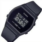 CASIO Standard カシオ スタンダード アラームクロノ ボーイズサイズ 腕時計 デジタルモデル オールブラック ラバーベルト  海外モデル LW-204-1B