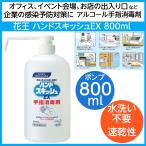 花王 ハンドスキッシュEX 800ml ポンプ式 アルコール配合 速乾性＆洗い流し不要 手指消毒剤 オフィス/スーパー/百貨店/備蓄 ウイルス感染予防