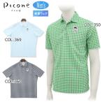 ピッコーネクラブ PICONECLUB C369310 メンズ 半袖ポロシャツ 吸汗速乾 ゴルフウェア スポーツウェア 春夏