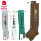 【ネコポス配送可能】 アルチビオ archivio A310801 レディース ソックス ニーハイソックス 可愛い ロゴライン 春夏秋冬 コンペ景品