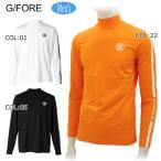 G/FORE (GFORE) ジーフォア 073215005 メンズ 長袖モックネック ジャージー素材 ロゴ ゴルフウェア スポーツウェア 春夏秋冬 通年