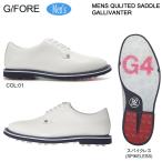 G/FORE GFORE ジーフォア 072404800 メンズ 牛革 ゴルフシューズ スパイクレス 防水 紐靴 MENS QULITED SADDLE GALLIVANTER SPIKELESS