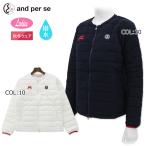 アンパスィ and per se AFF1114G2 レディース アウター ブルゾン ゴルフウェア スポーツウェア 秋冬