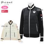 ショッピングウール ピッコーネクラブ PICONECLUB C414014 レディース 中綿ブルゾン ニット ウール ゴルフウェア スポーツウェア 秋冬