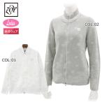 ショッピングバンダナ ゾーイ ZOY 071644716 レディース ニットブルゾン バンダナ柄 ストレッチ ゴルフウェア スポーツウェア 秋冬