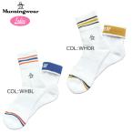 【ネコポス配送可能】 マンシングウェア Munsingwear MECXJB02 レディース ソックス クルーソックス ゴルフウェア