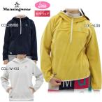 マンシングウェア Munsingwear MG5FSW52L レディース 長袖 パーカー フーディー ハーフジップ 保温 防風 ストレッチ ゴルフウェア スポーツウェア 秋冬