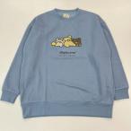 ERX8311Mリラックマ  レディース チュニックワンピース キャラ チュニック 裏起毛 スウェット 秋冬 冬物  キャラクター  ゆるかわ あっ